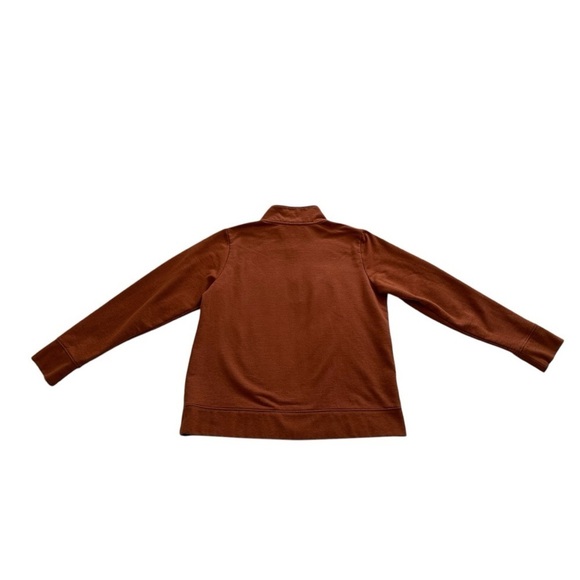 Eddie Bauer Long-Sleeve 1/4-Zip Camp Fleece Sweatshirt - Size Medium - Picture 3 of 12